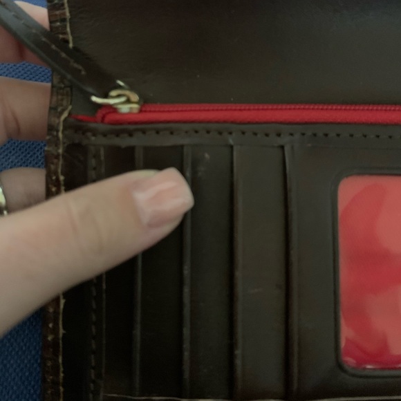 Dooney & Bourke leather continental clutch wallet - Picture 7 of 8